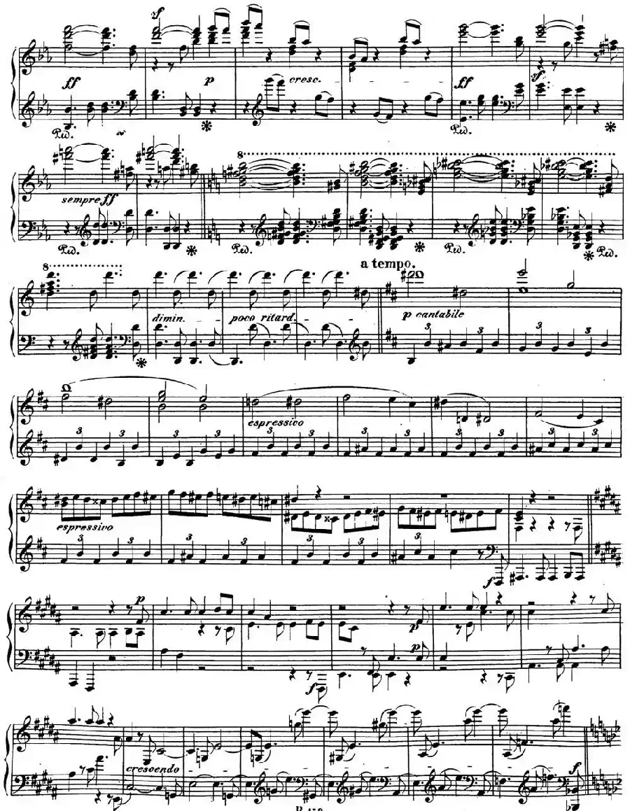 贝多芬钢琴奏鸣曲29 钢琴（锥子键琴）降B大调 Op.106 B-flat major