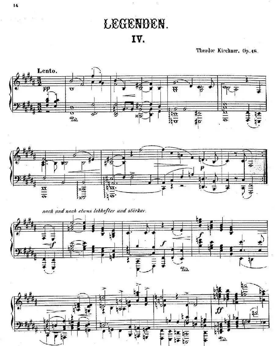 Legenden Op.18（9首传奇·Ⅳ）