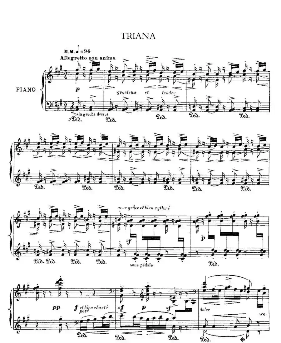 Iberia Suite：TRIANA（伊贝利亚组曲）