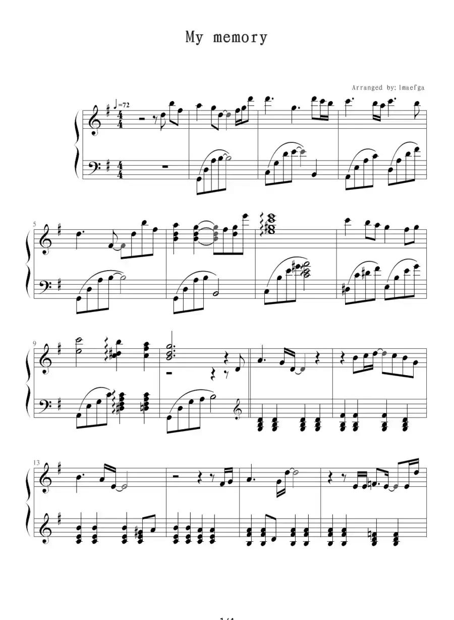 MY MEMORY（韩剧《冬季恋歌》插曲）