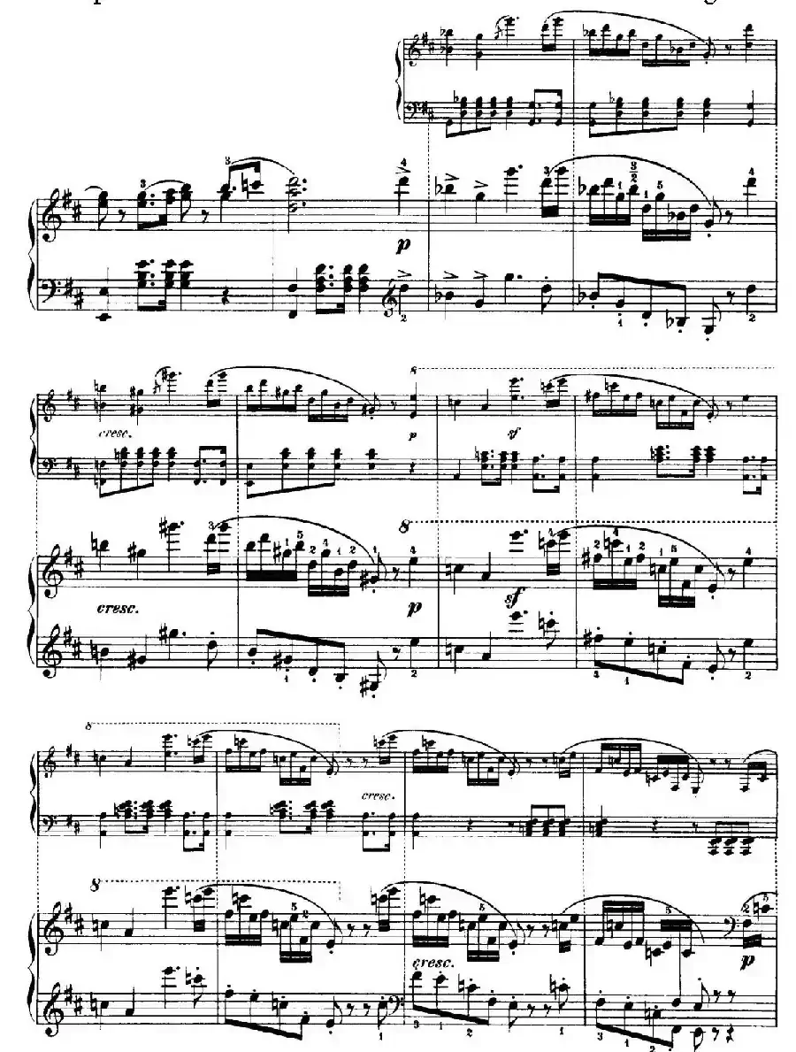 Capriccio Brillante in B Major Op.22（B大调华丽随想曲·钢琴独奏）