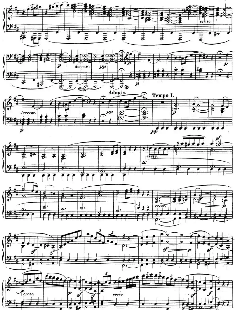 贝多芬钢琴奏鸣曲15 田园 D大调 Op.28 D major