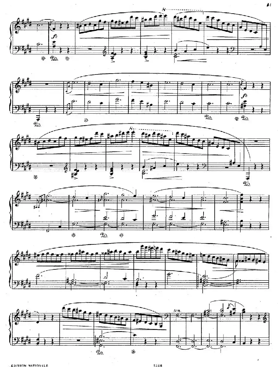 Scherzo No.4 in E Major Op.54（E大调第四谐谑曲·柯尔托教学版​）