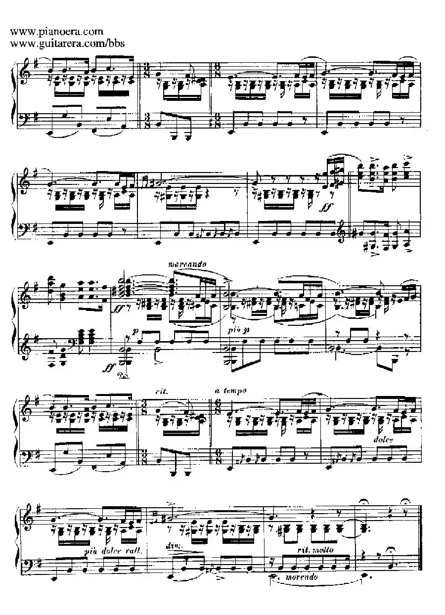 12 Spanish Danses Op.37（12首西班牙舞曲·5）