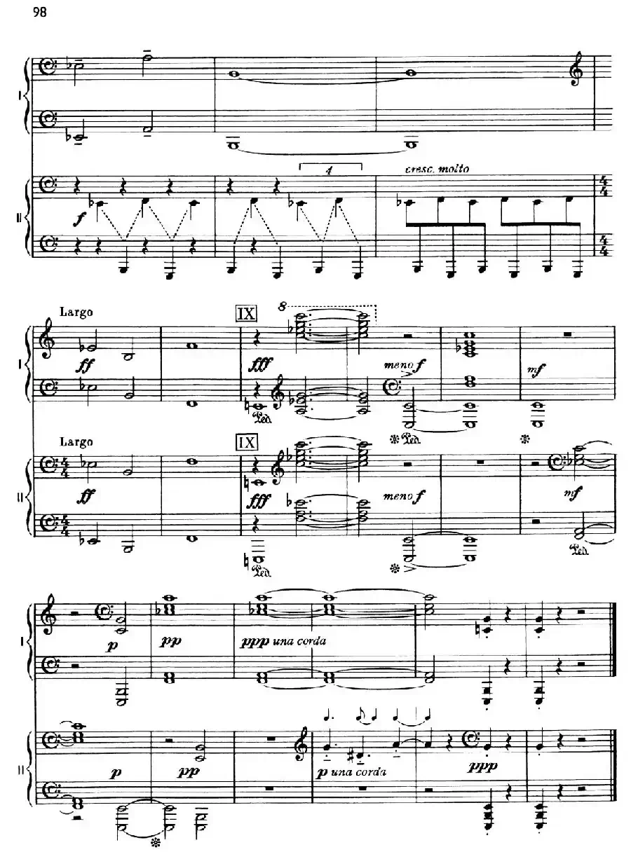 The Planets Op.32（双钢琴）（行星·第六乐章 天王星—魔术师）