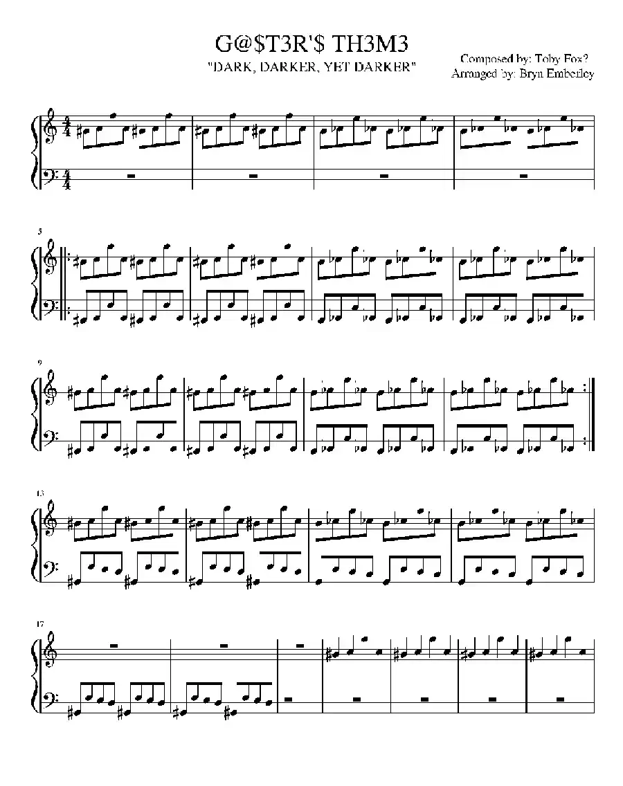 Gasters Theme