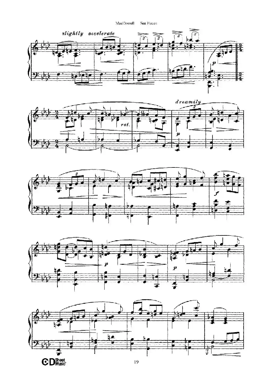 海景 Sea Pieces Op.55（No.7）