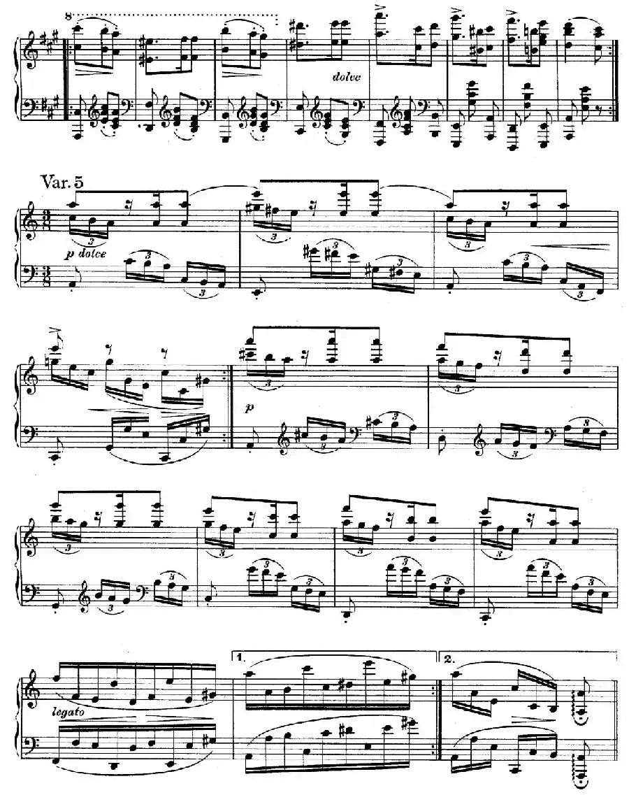 帕格尼尼主题变奏曲（Op.35 Livre2）