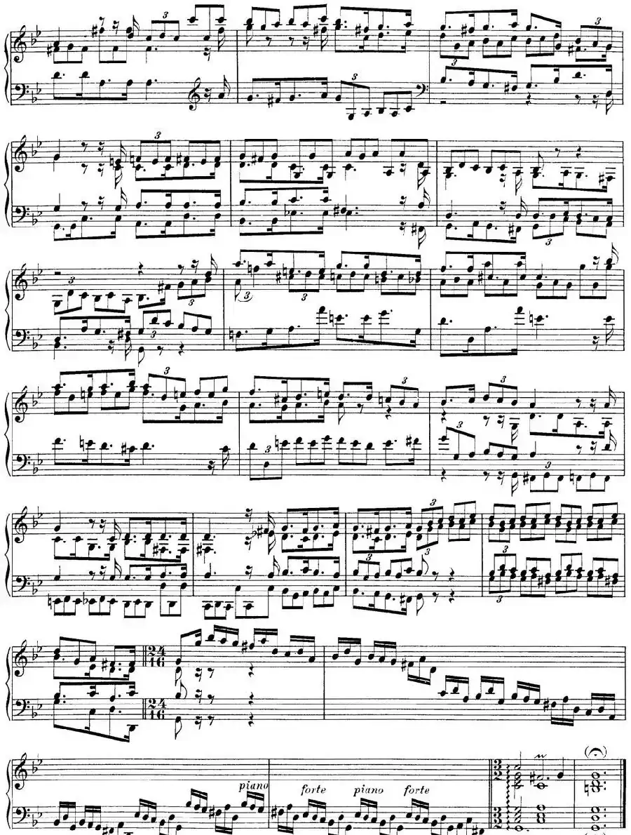 Toccata BWV 915（7首托卡塔·No.6 g小调）