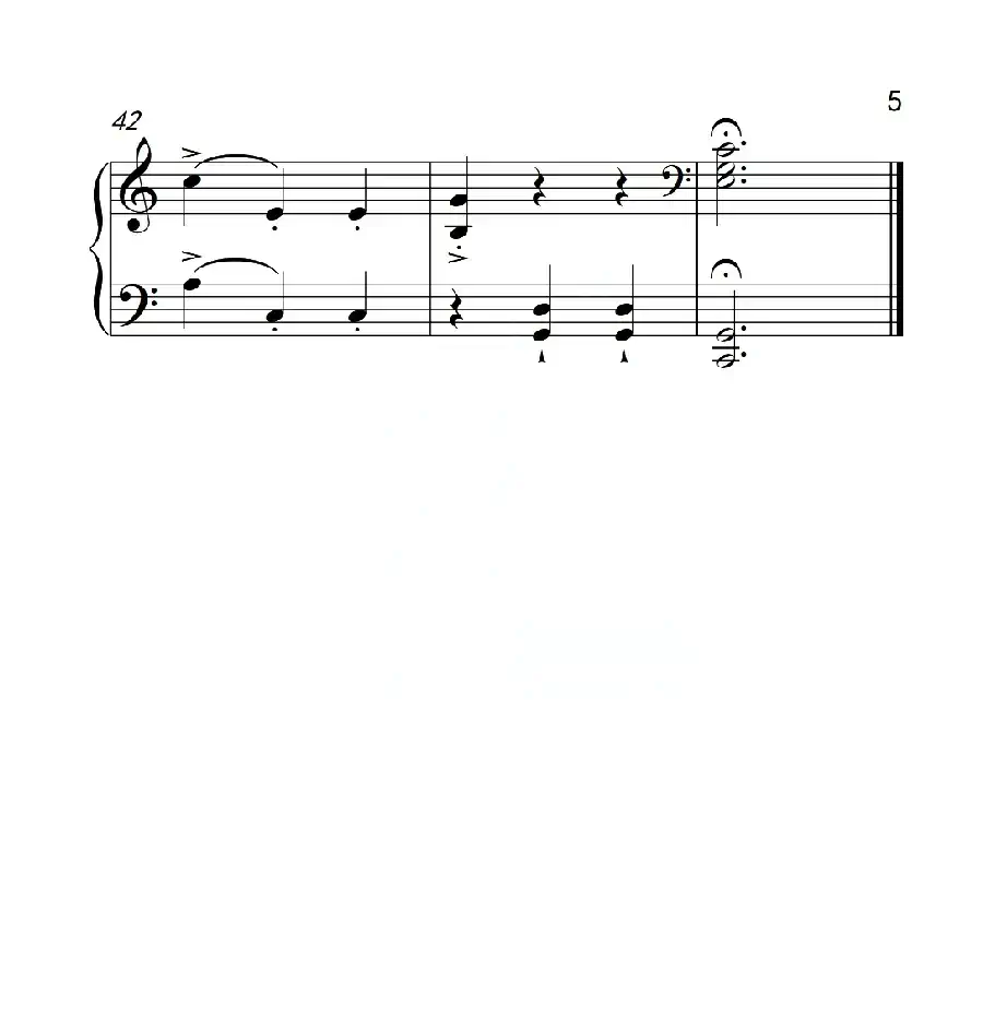 第三级A组 小指挥员（中国音乐学院钢琴考级作品1~6级）