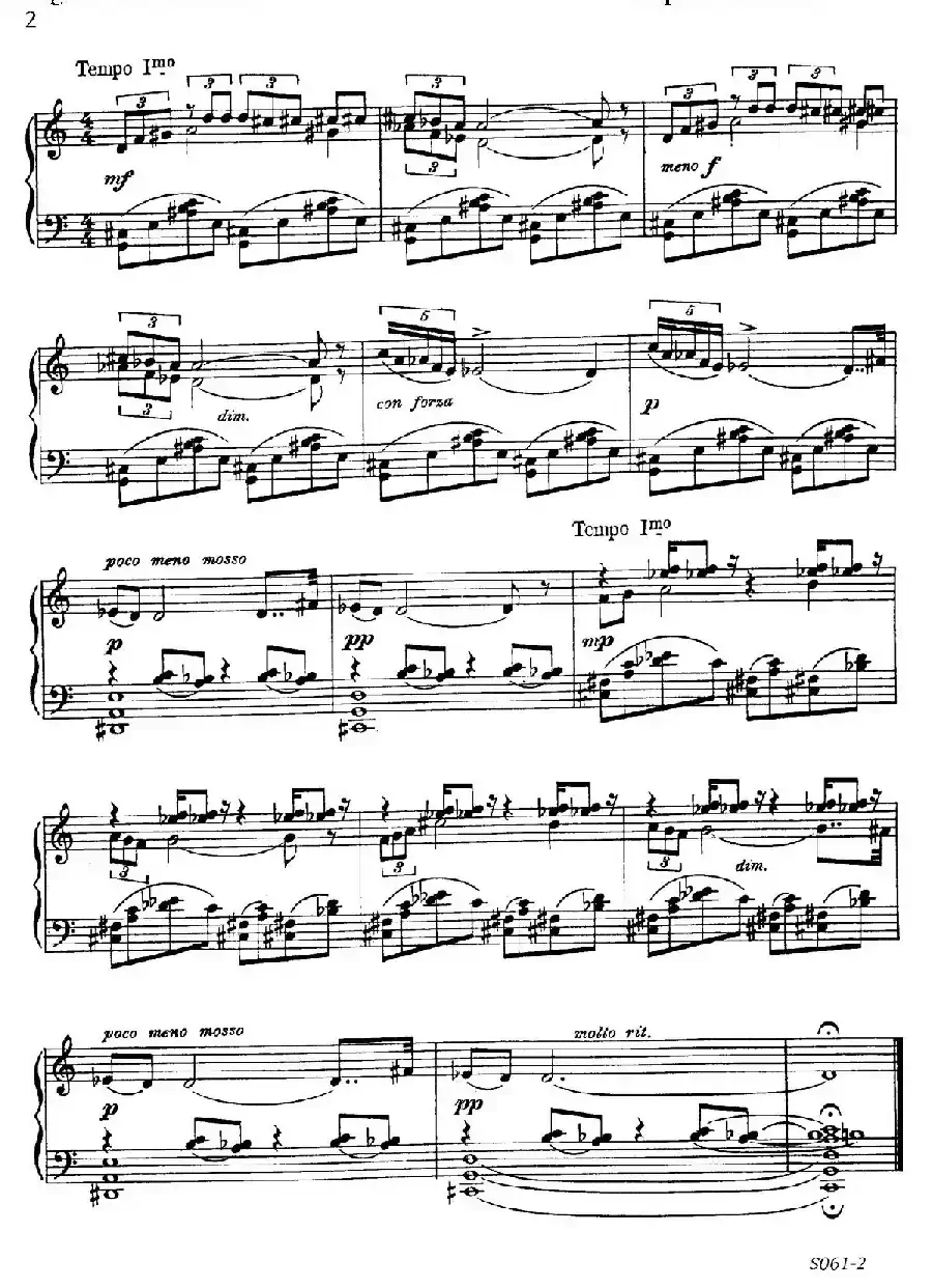 Poems of 1917 Op.41（1917之诗 1. 荒岛）