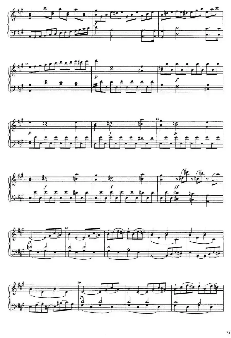 A大调钢琴大奏鸣曲（Grobe Sonate in A Major WWV 26）