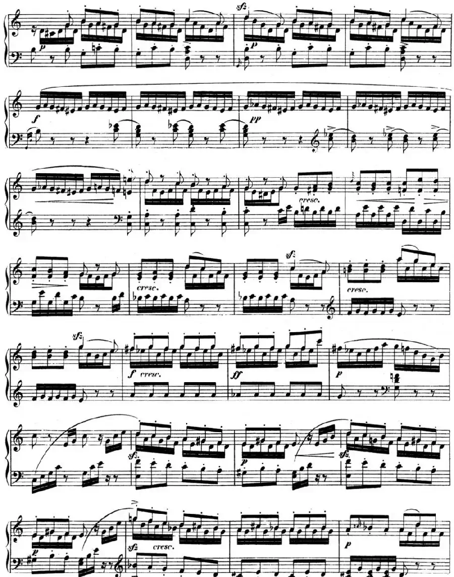 门德尔松无词歌Op.67(NO.4)