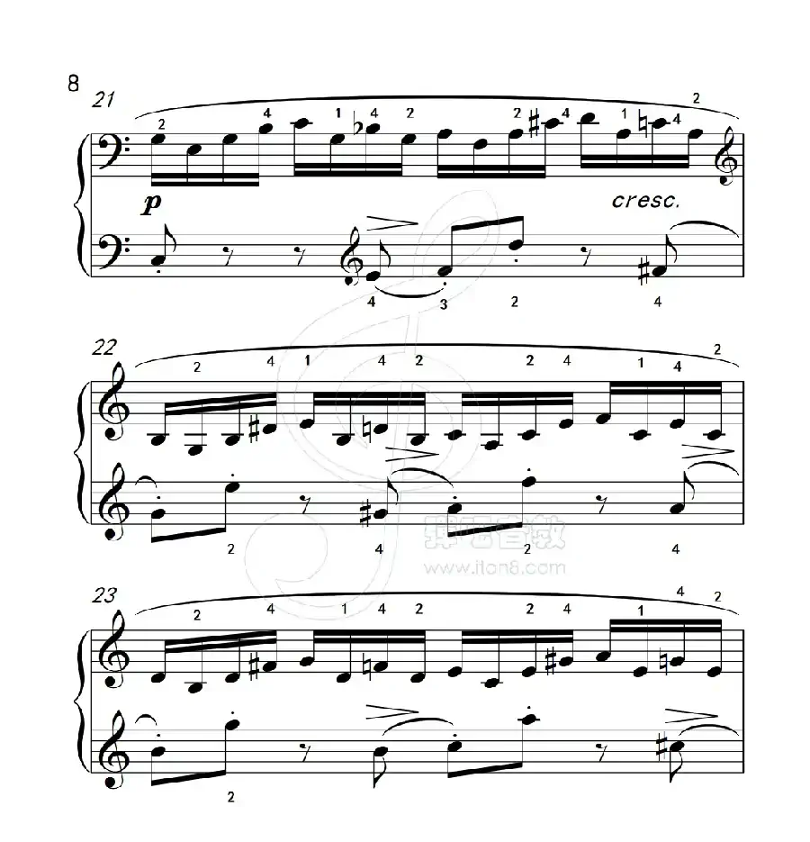 练习曲 10(克拉莫钢琴练习曲60首)