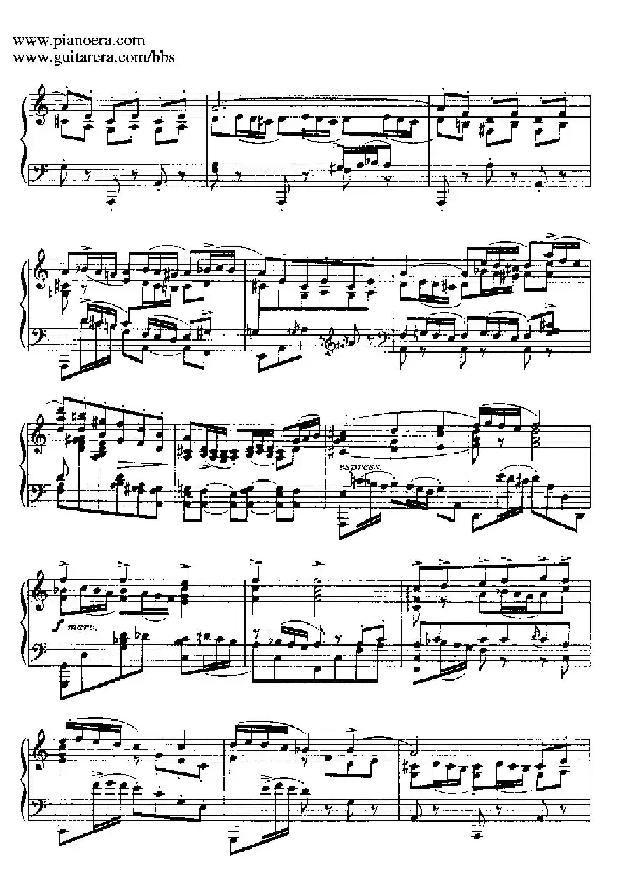 Goyescas（戈雅之画）（3. 烛光凡丹戈 El Fandango De Candil）