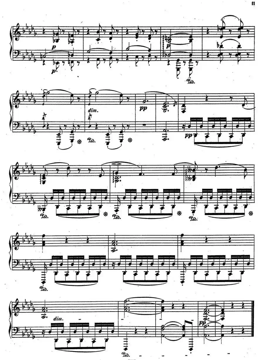 Nachtstücke Op·28（4首夜曲·2）