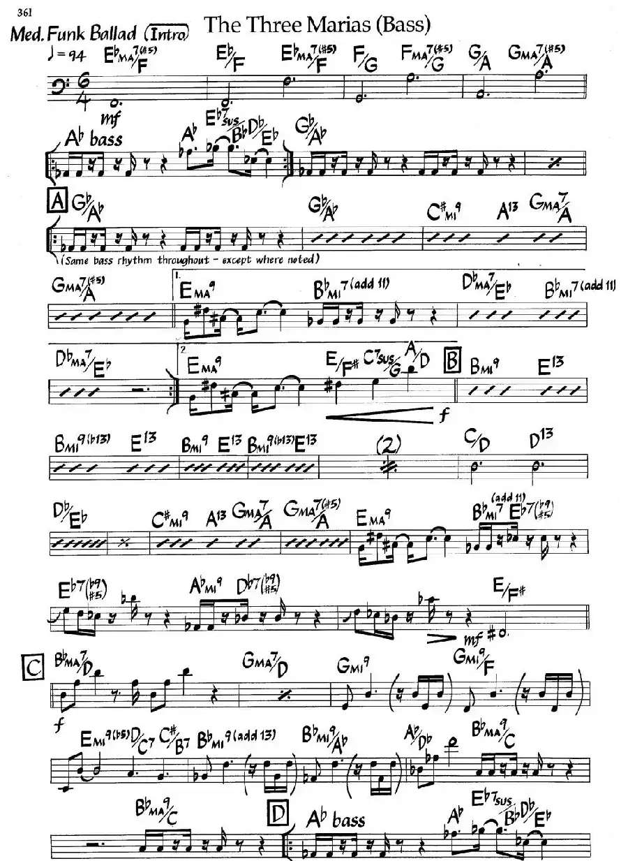 The Three Marias（爵士钢琴曲）