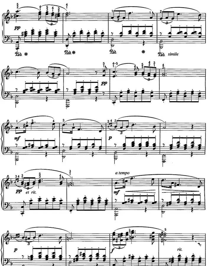 不可不弹的世界钢琴名曲：小夜曲