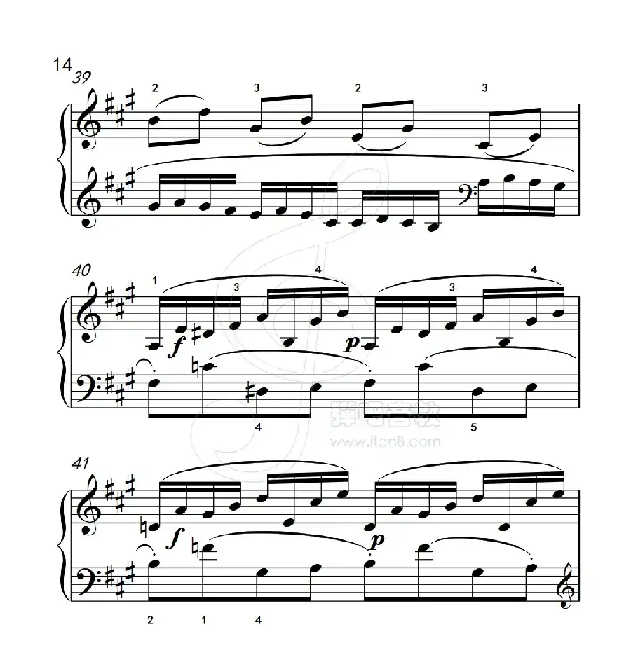 练习曲 40(克拉莫钢琴练习曲60首)