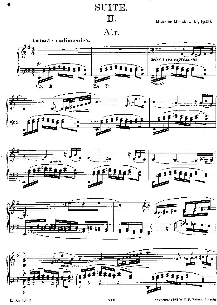 Suite in G Major Op.50（G大调组曲·Ⅱ）