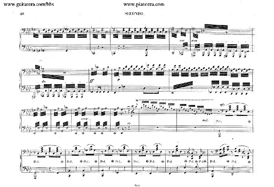 Piano Concerto No.2 in f Minor Op.21（f小调第二钢琴协奏曲·四手联弹版）