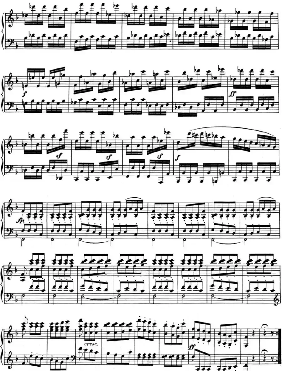 贝多芬钢琴奏鸣曲06 F大调 Op.10 No.2 F major