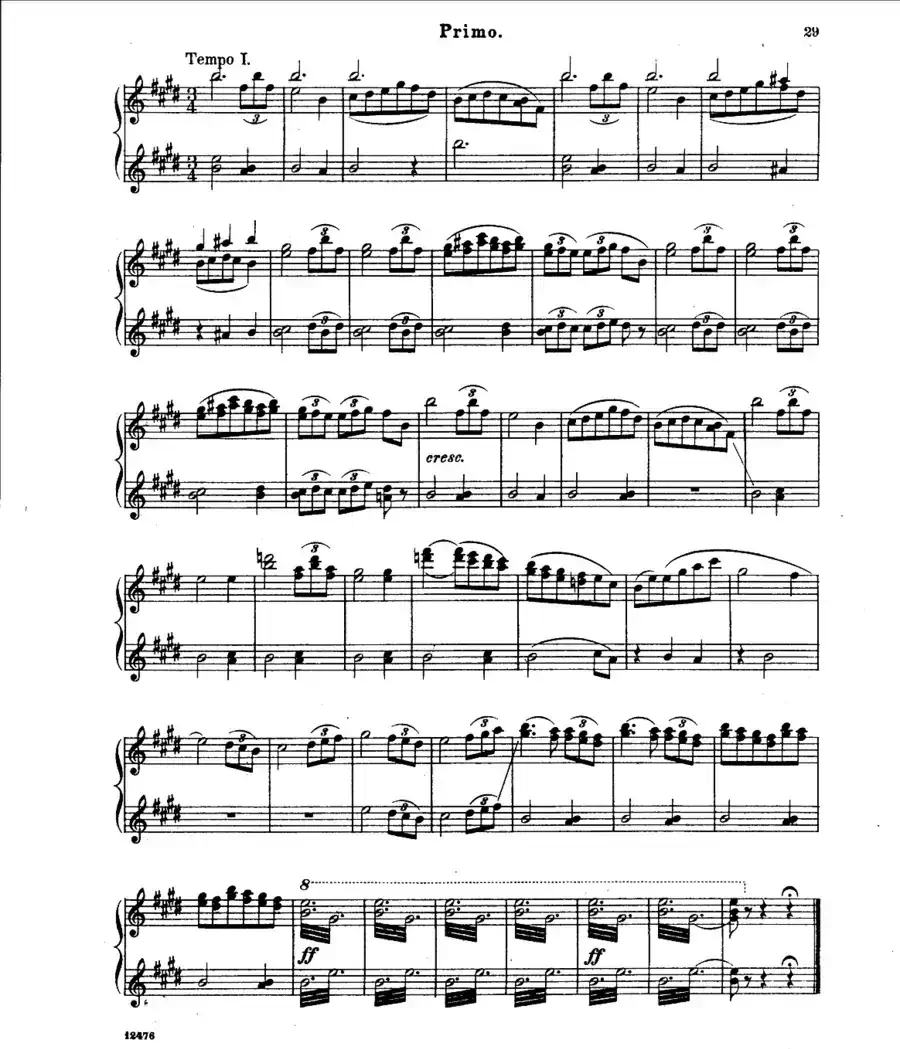 L'Arlesienne Suite No·1（阿莱城姑娘·第一组曲·四手联弹）