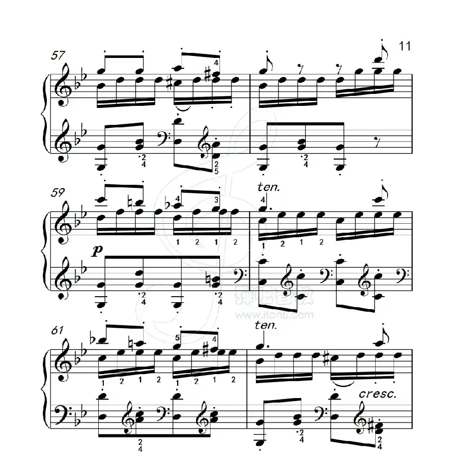 练习曲 52(克拉莫钢琴练习曲60首)