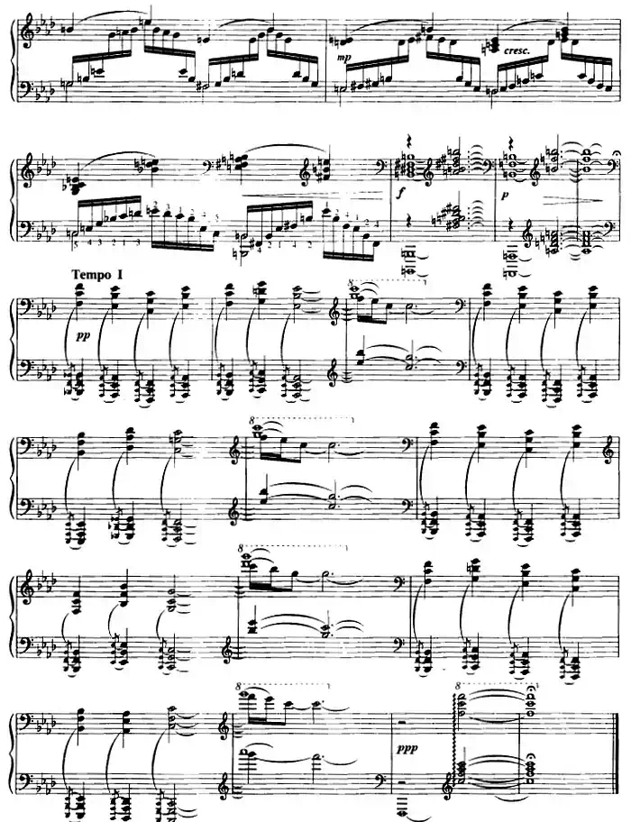 前奏曲六首·(2)幽谷潺音