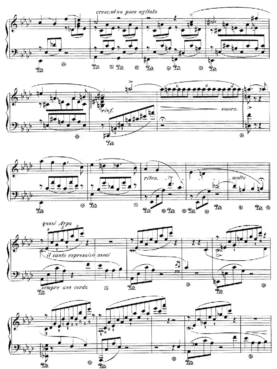 Notturnos S.541（3首夜曲“爱之梦”·1）