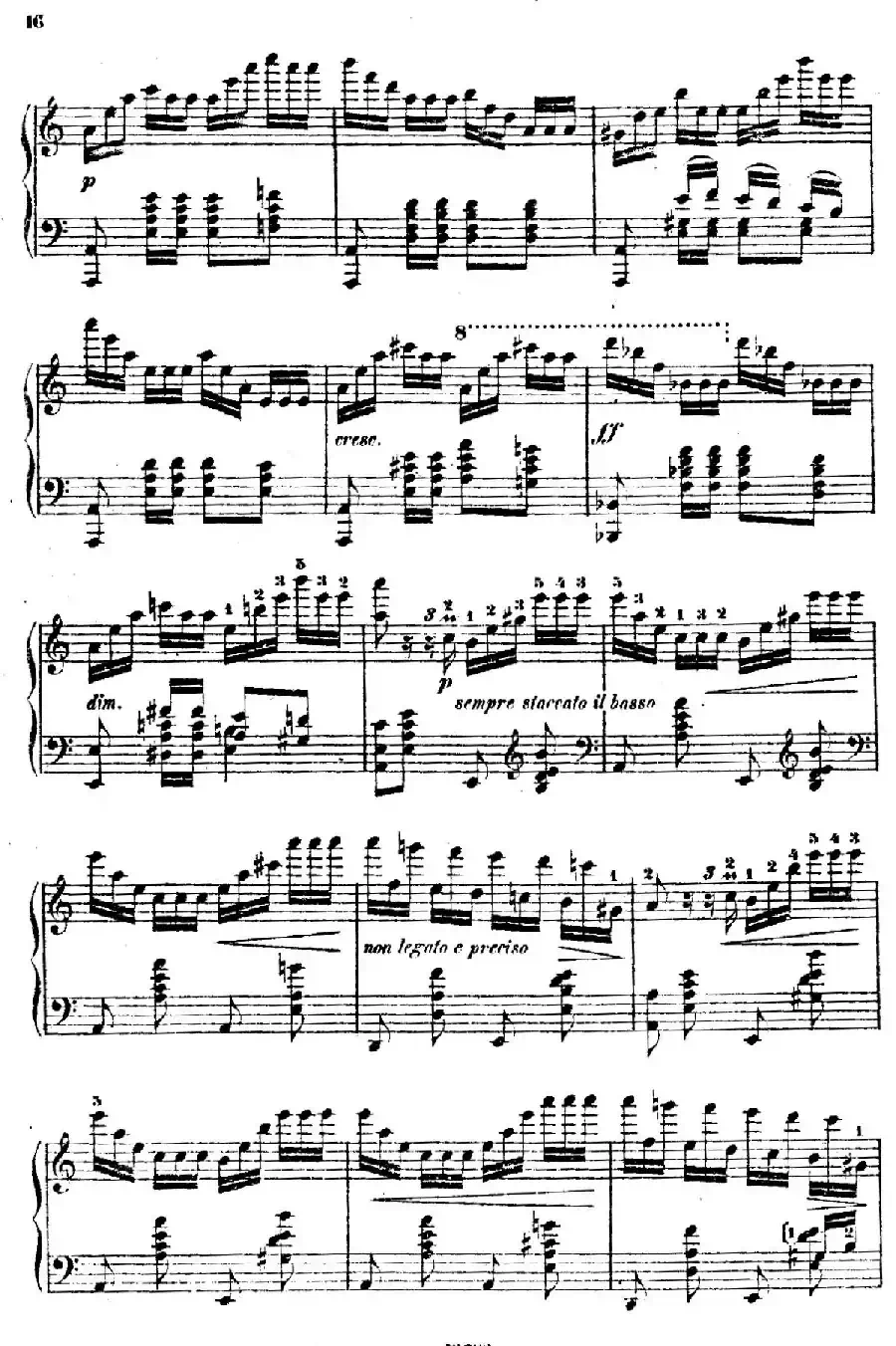 Douze Etudes de Salon Op.5（12首沙龙练习曲·3）