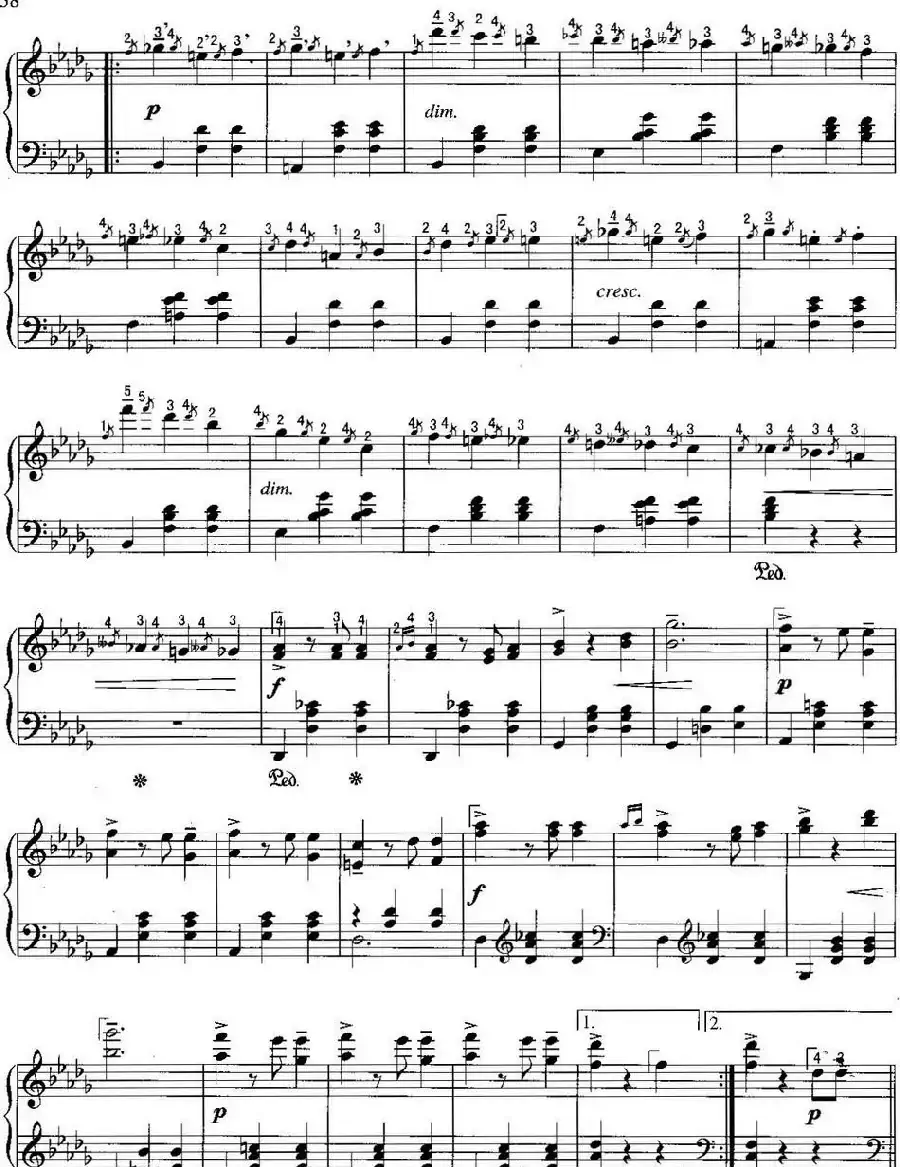 不可不弹的世界钢琴名曲：辉煌的大圆舞曲