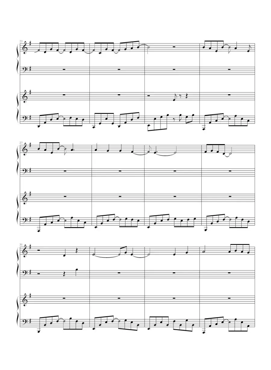 海浪（双钢琴）