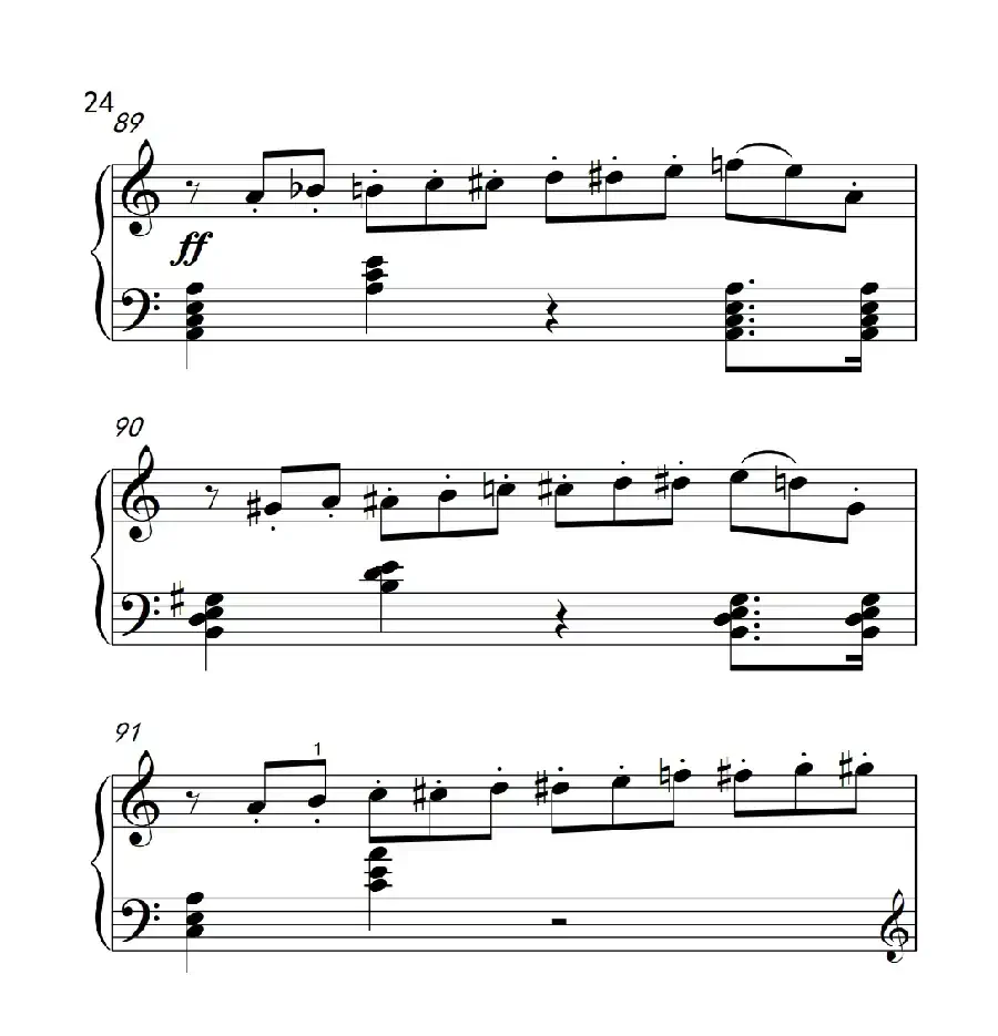 奏鸣曲 Opus 2 Nr.2 第四乐章(贝多芬奏鸣曲集 1)