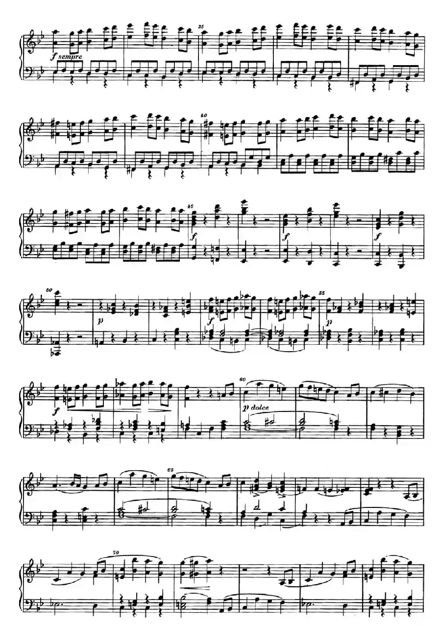 降B大调钢琴奏鸣曲 （Piano Sonata in B-flat Major Op.1）