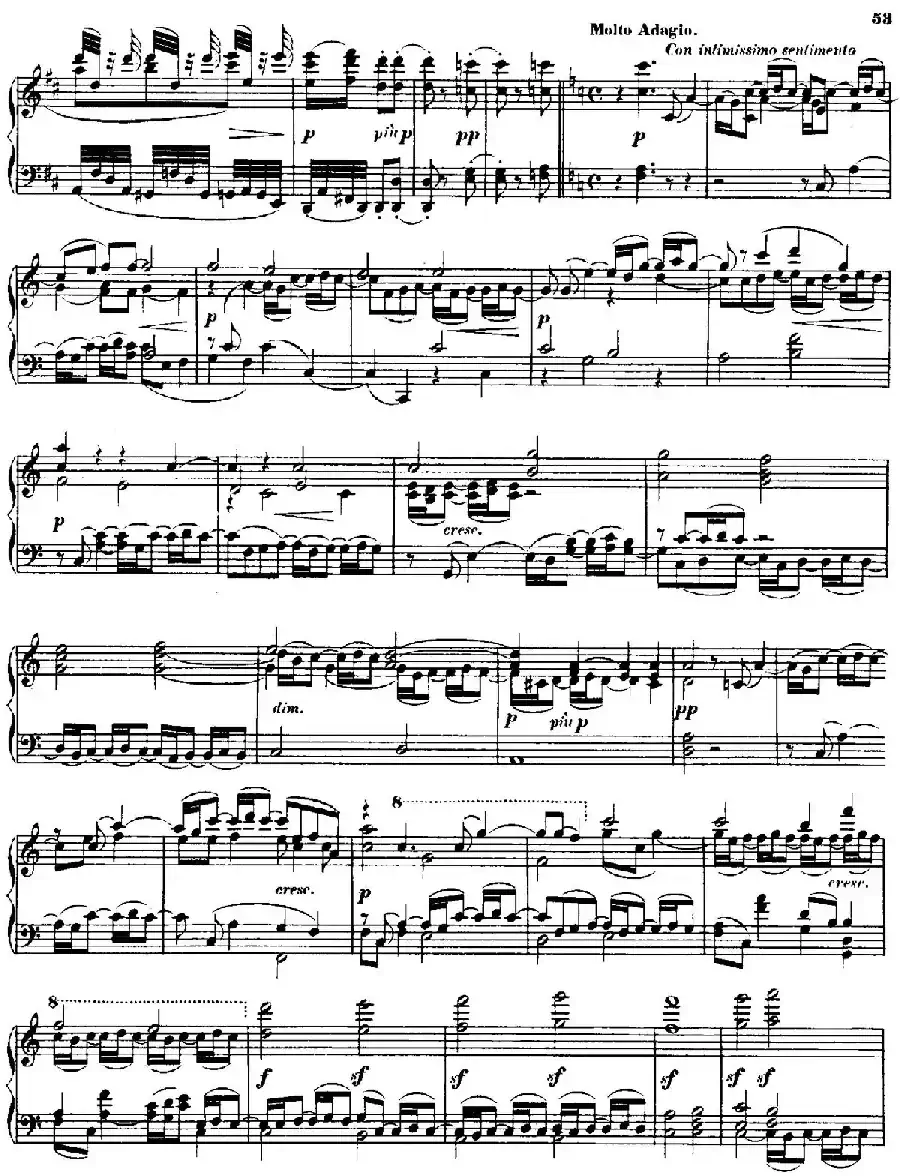 String Quartet No.15 in a Minor Op.132（a小调第十五弦乐四重奏·钢琴独奏版）