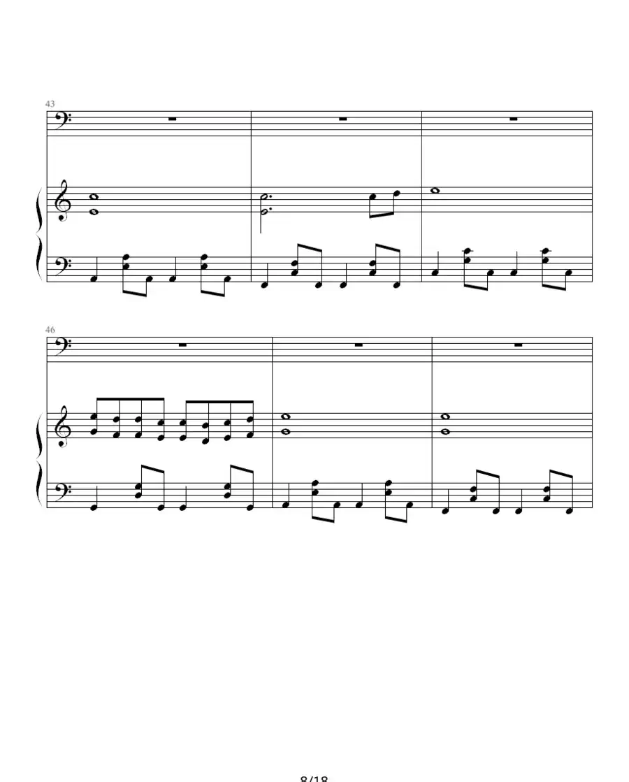 Title（钢琴伴奏谱）