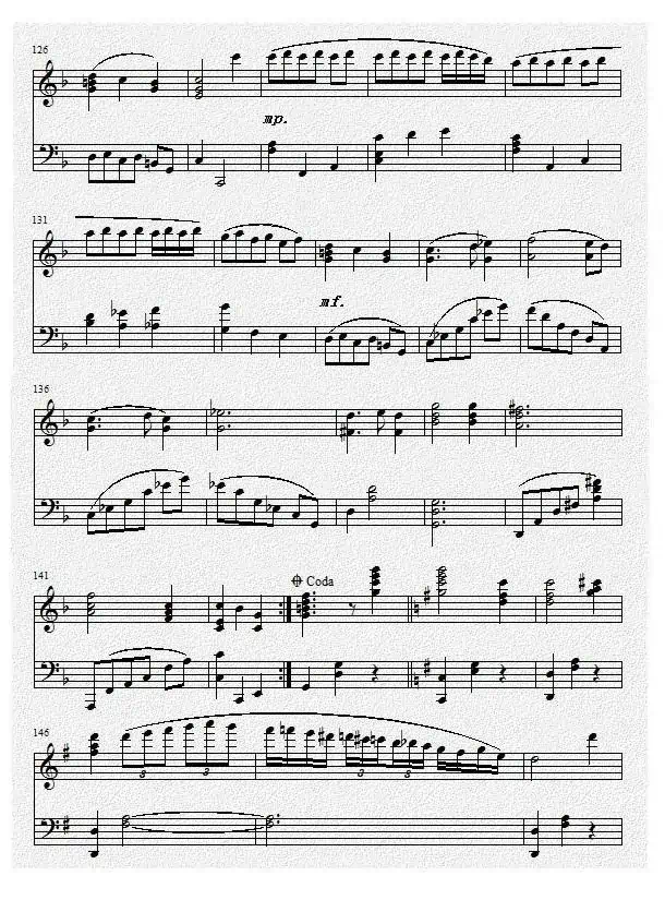 钢琴奏鸣曲Ⅱ（回旋曲）（项道荣作品）