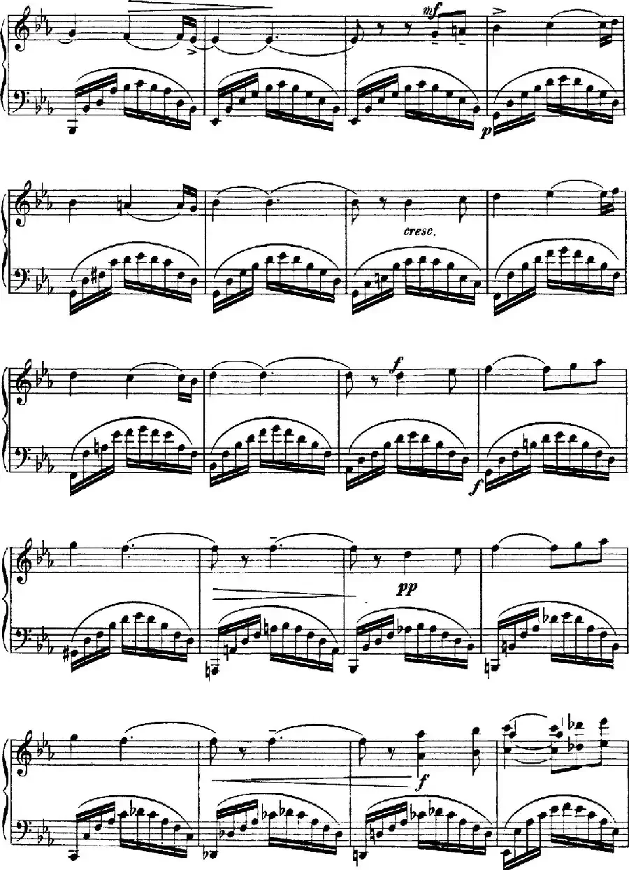 Quatre Etudes Op.41  Op.1（4首练习曲·1）