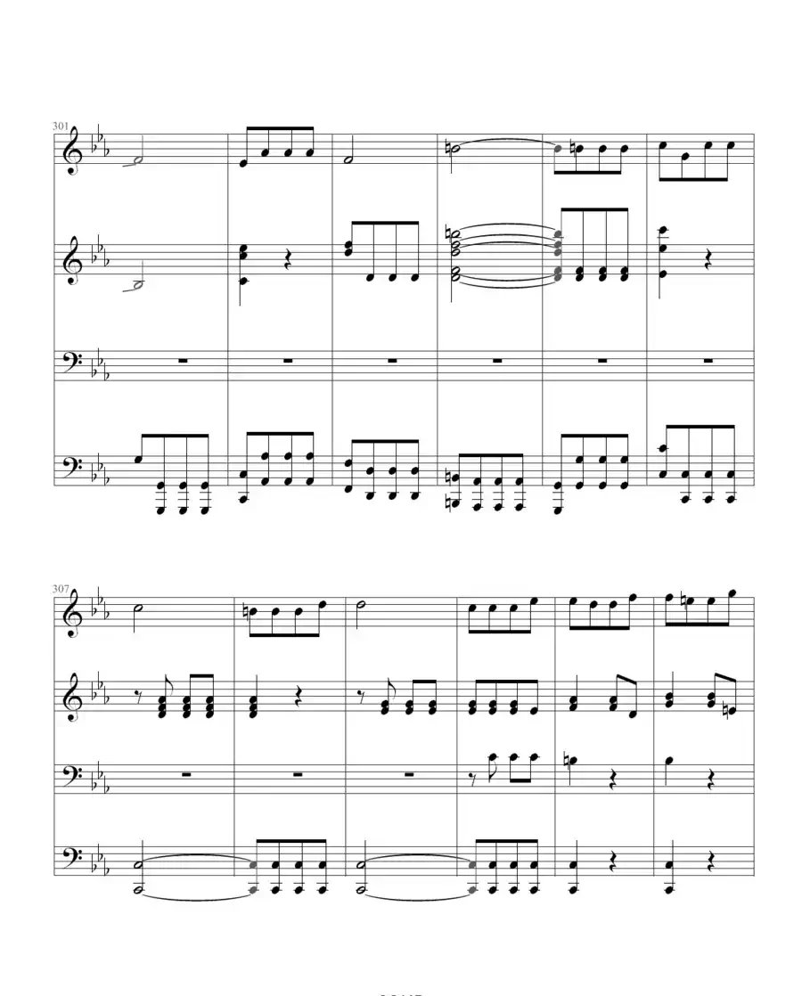 命运交响曲(四手联弹)