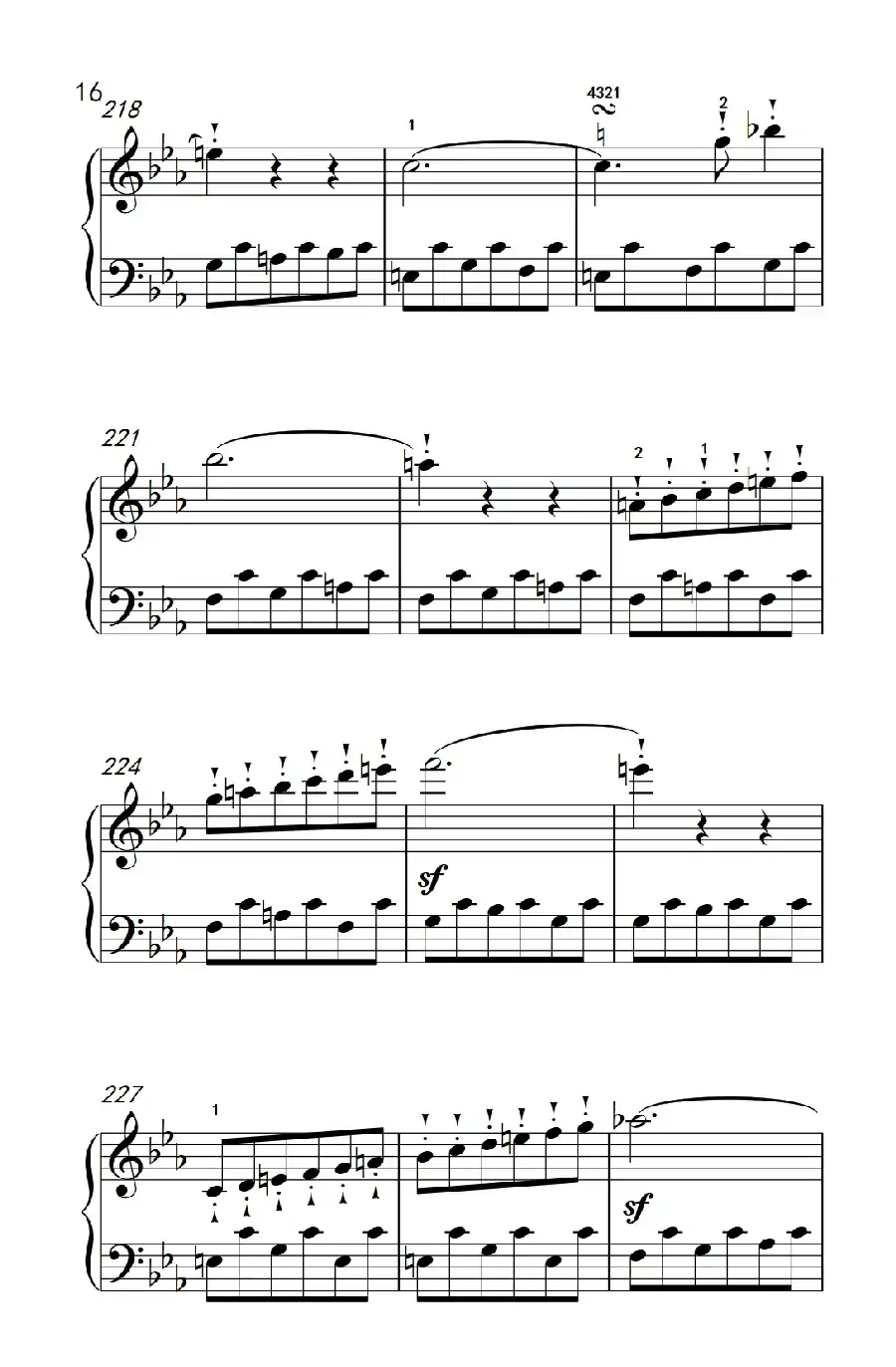 奏鸣曲 Opus 10 Nr.1 第一乐章(贝多芬奏鸣曲集 2)