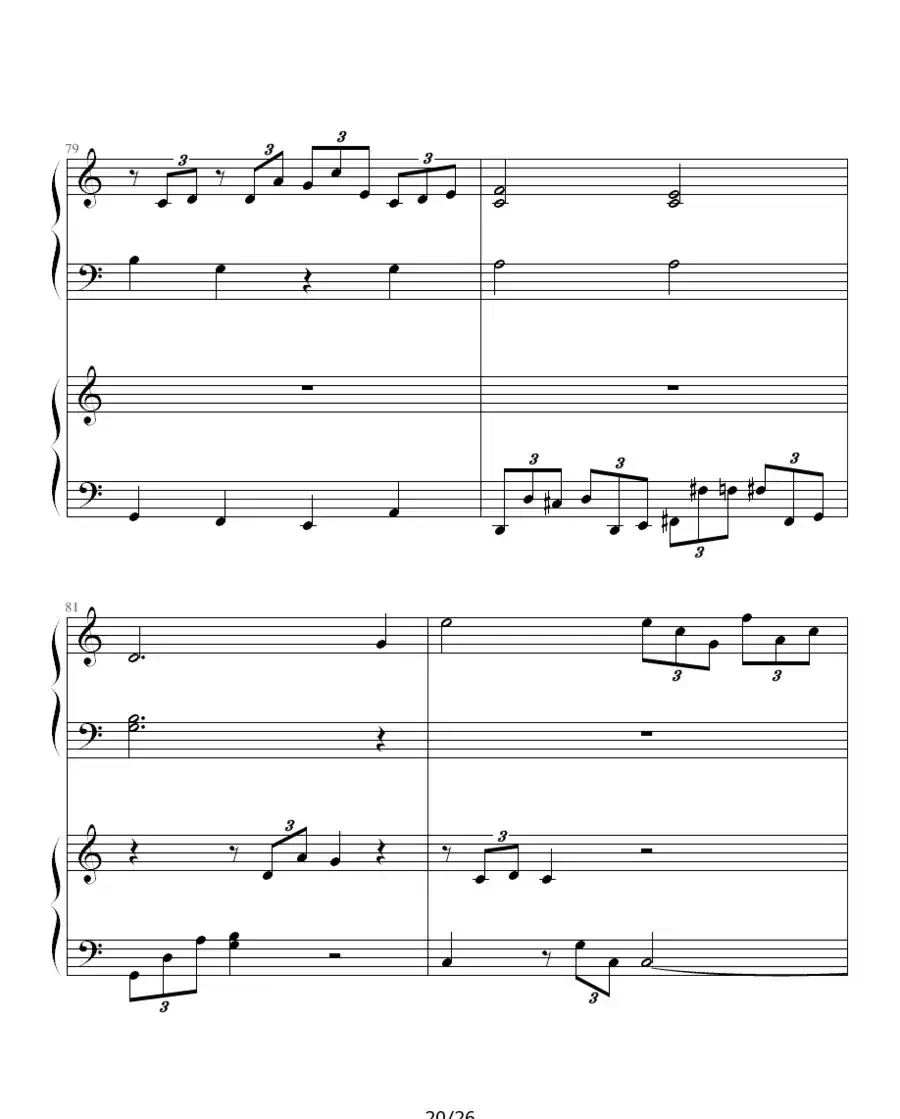 ココロの音(双钢琴)