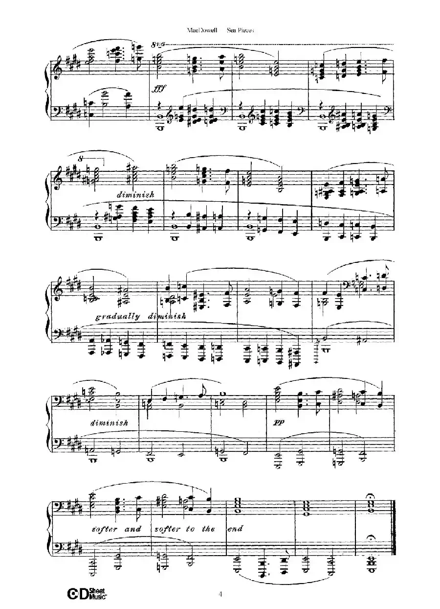 海景 Sea Pieces Op.55（No.2）