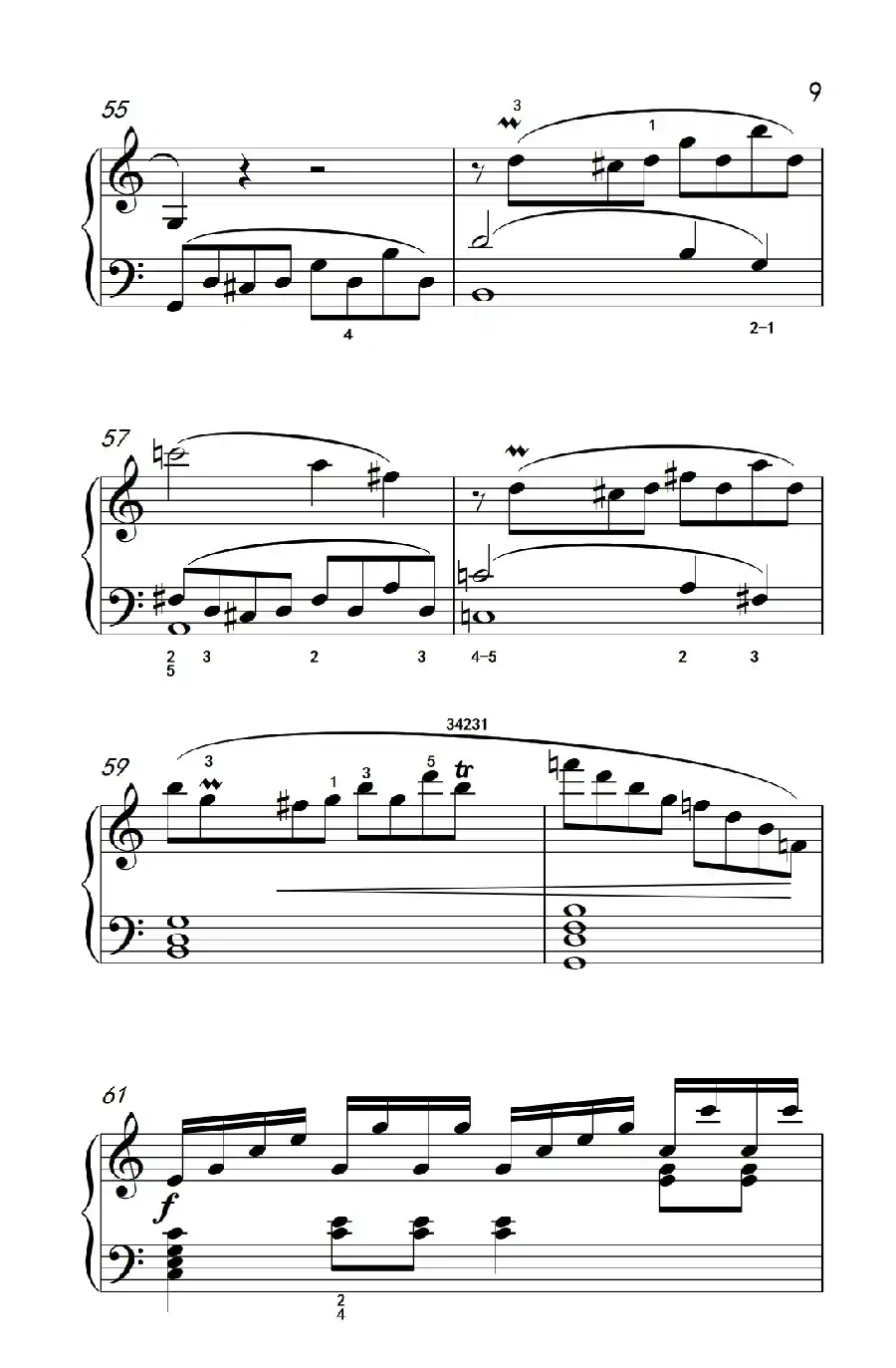 奏鸣曲 Opus 2 Nr.3 第一乐章(贝多芬奏鸣曲集 1)