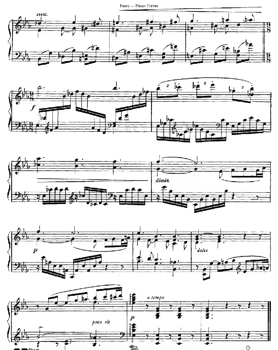 Pieces Breves Op.84（Ⅰ）