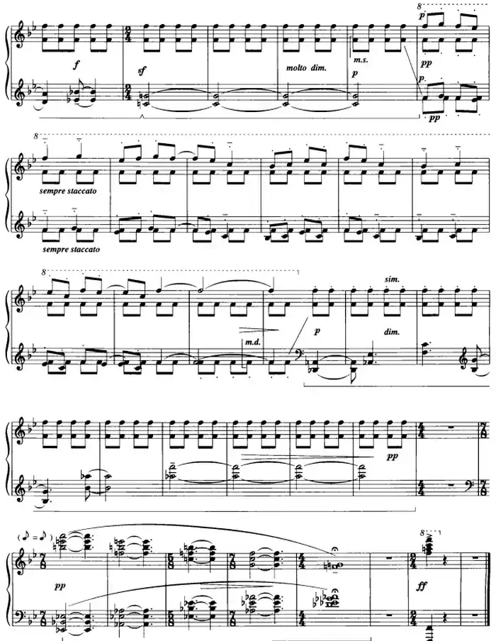 中国民歌七首·(2)太阳出来喜洋洋(四川)