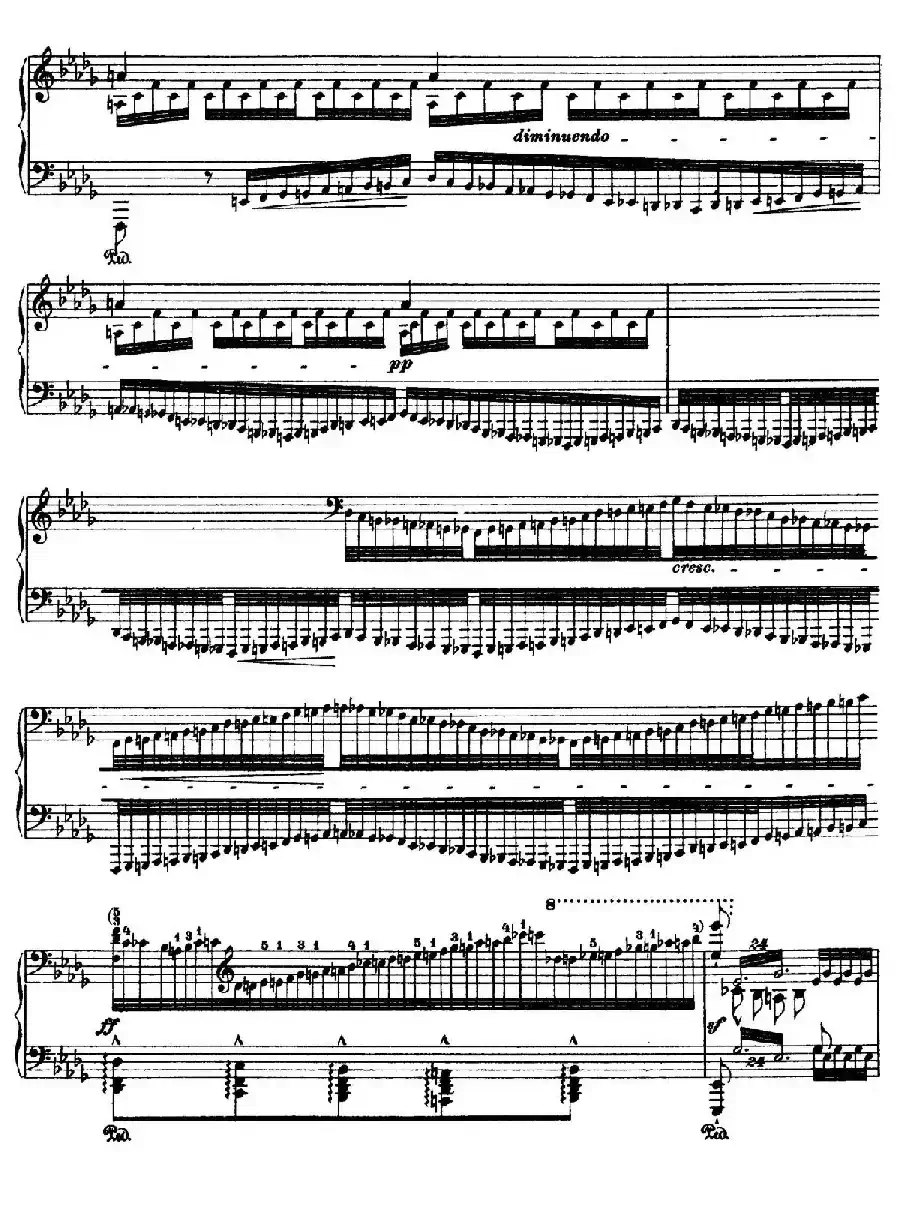 12 Etudes d'execution Transcendante S.139（12首超技练习曲·12）