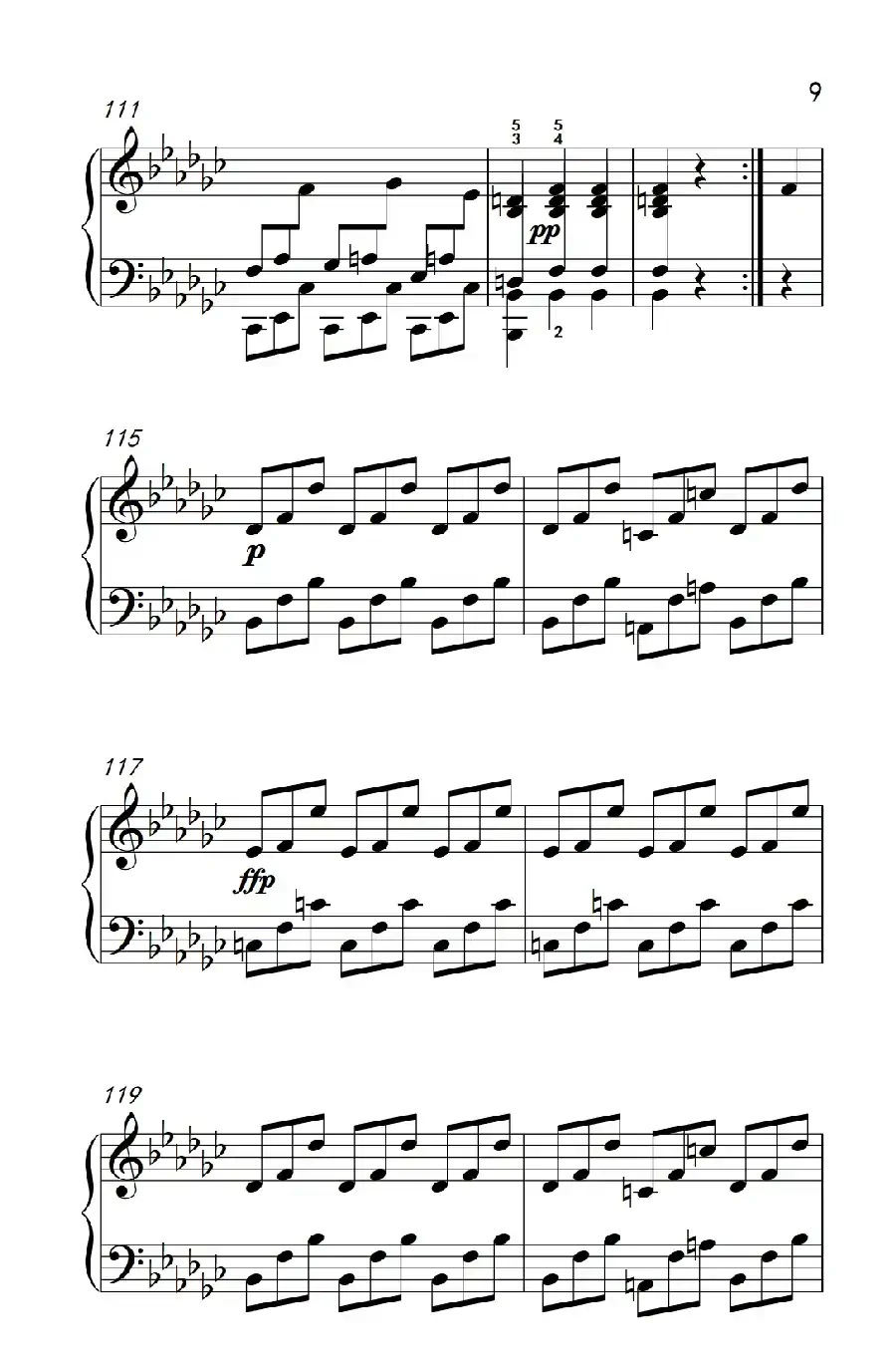 奏鸣曲 Opus 7 第三乐章（贝多芬奏鸣曲集 2）