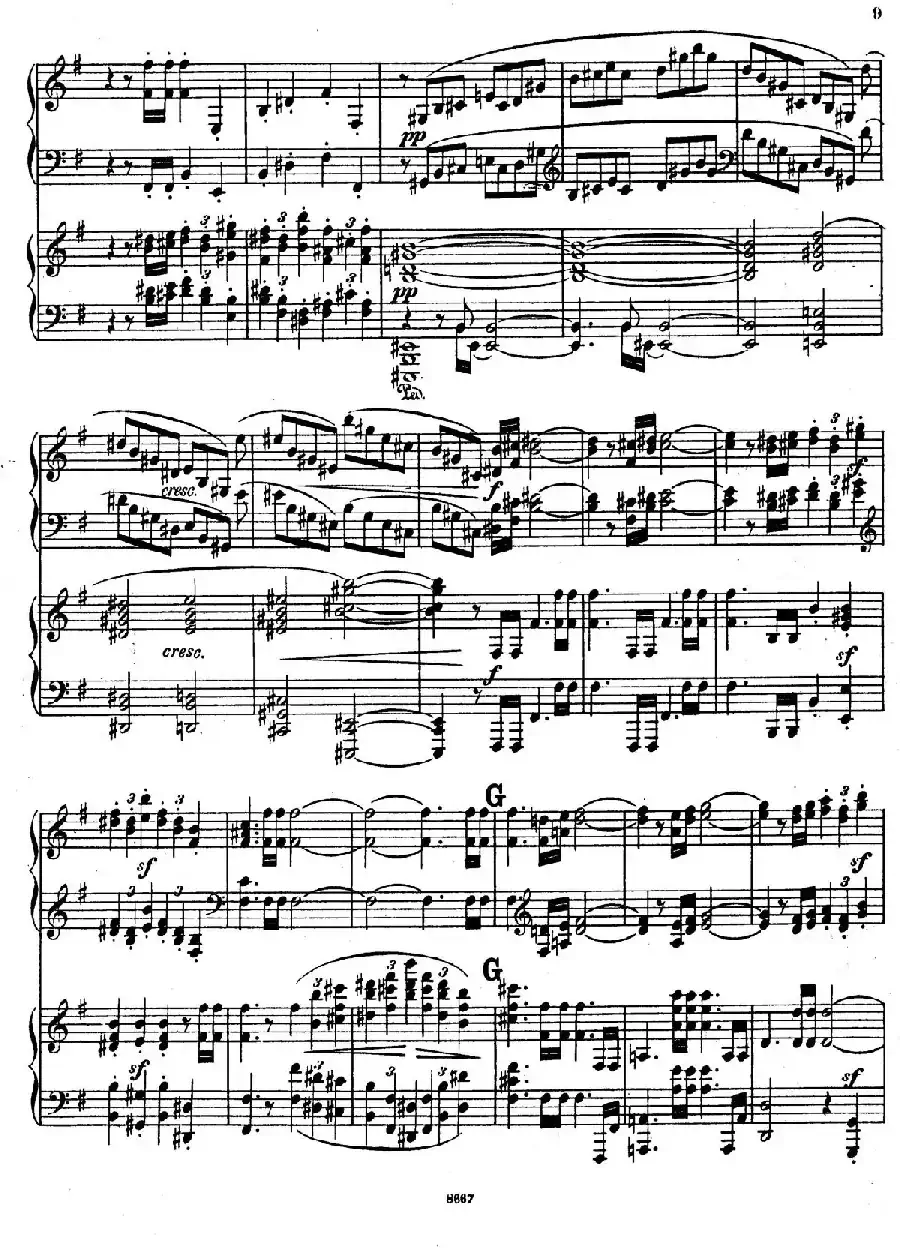 Symphony No.4 in e Minor Op.98（e小调第四交响曲·双钢琴）