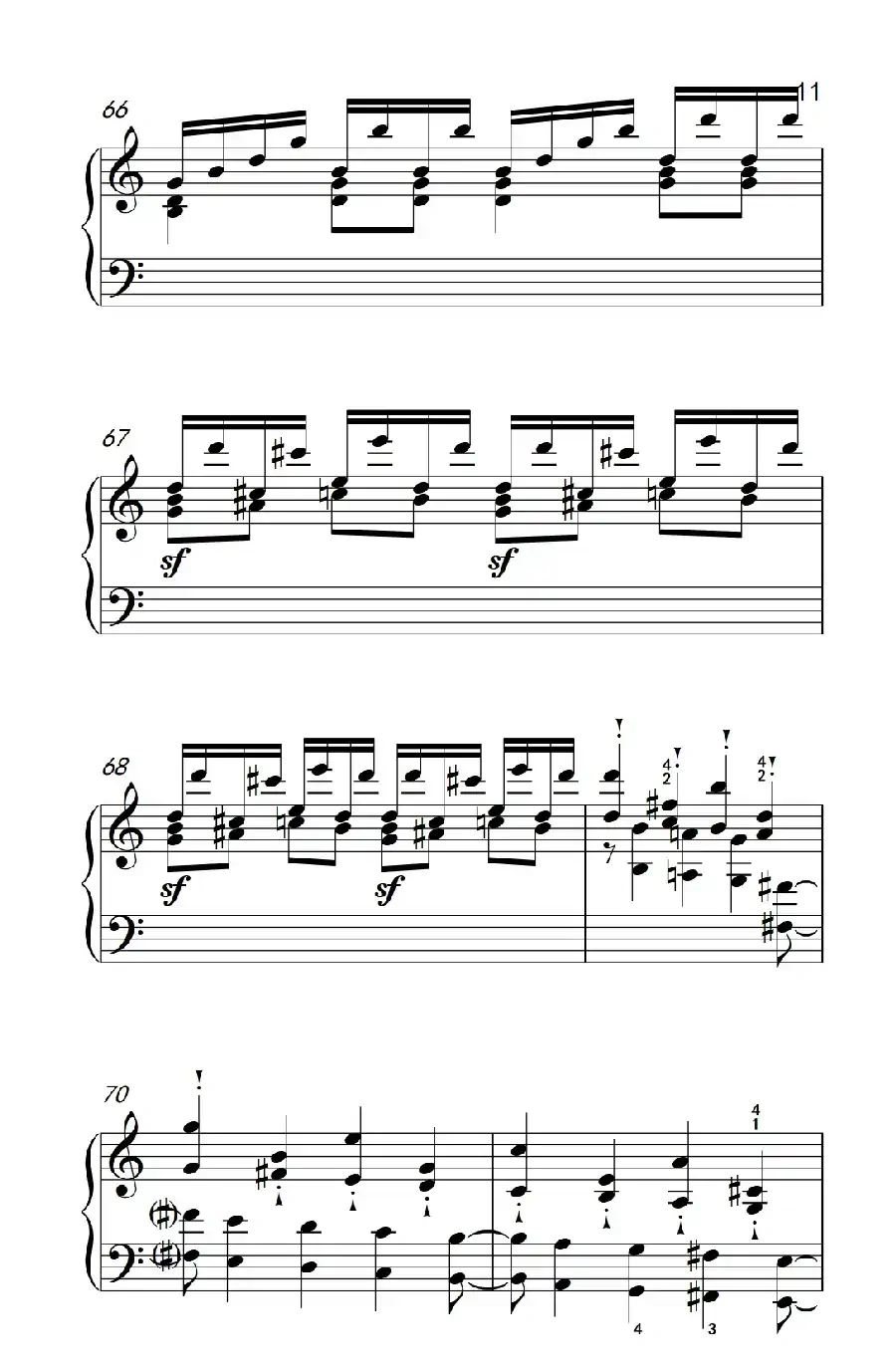 奏鸣曲 Opus 2 Nr.3 第一乐章(贝多芬奏鸣曲集 1)